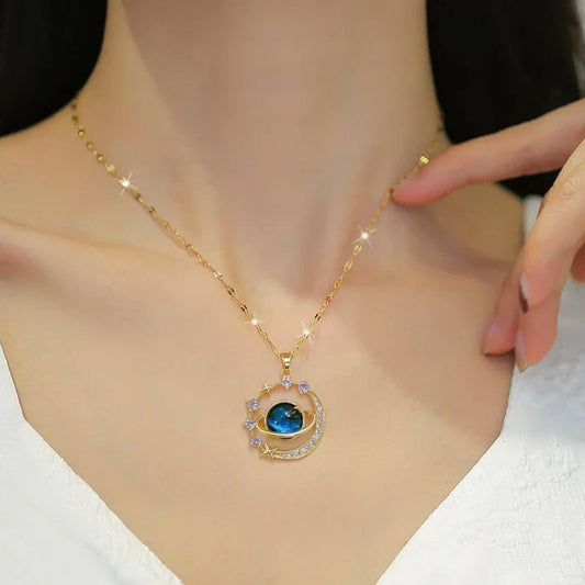 Collar Vía Láctea + Anillo del Abrazo de regalo - Minha loja