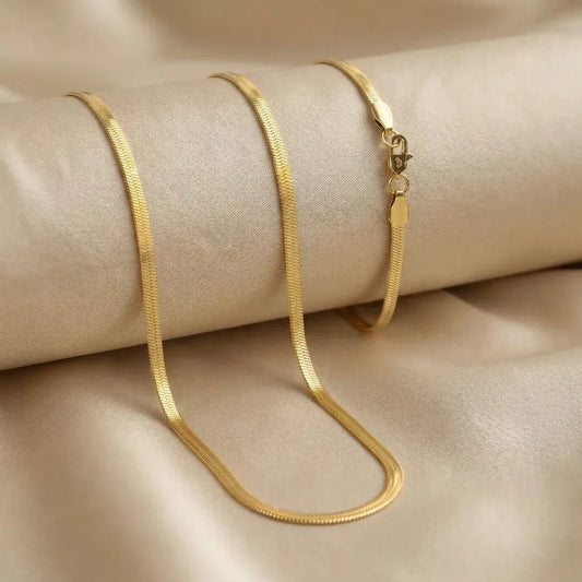 Combo Egipcia: Collar y Pulsera en Oro Laminado para Mujer - Mparche
