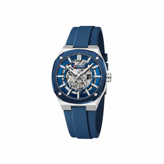 Reloj Automático Curren 8485 Azul - Minha loja