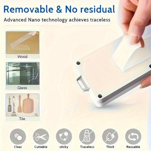 Fitilho Dupla Face de Alta Resistência - Adesão Forte, Reutilizável, Solução Multifuncional para Decorações e Artesanato, Adequado a Diversas Superfícies
