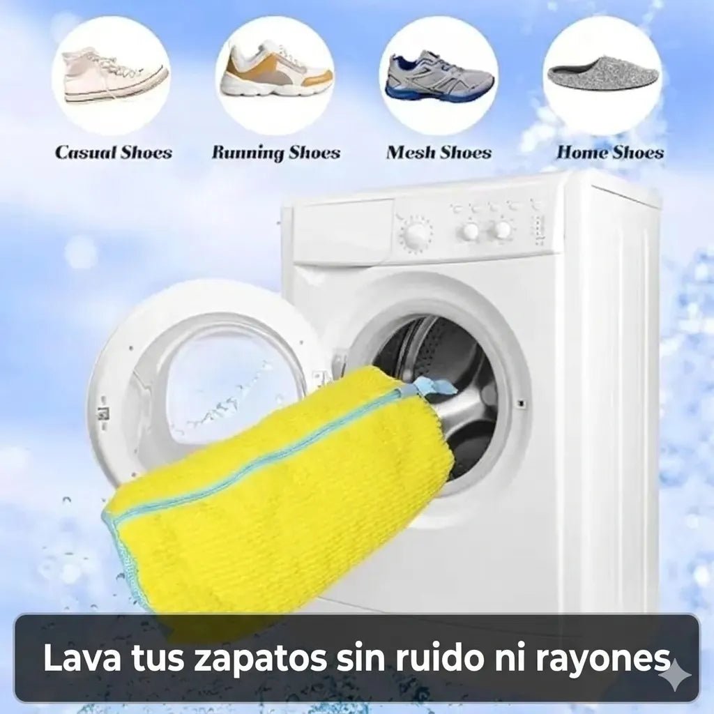 Bolsa Lavadora de Zapatos con Microfibra — Limpieza Profunda y Silenciosa - Mparche