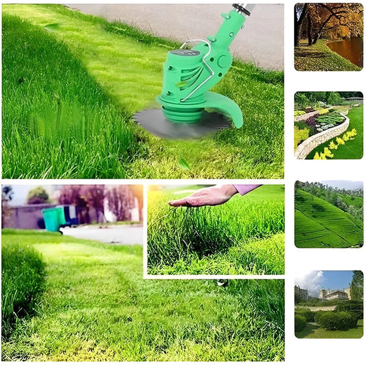 corte limpio en césped con podadora 18.000 rpm verdecorta 3 en 1