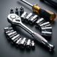Kit Mini Motosierra Eléctrica Inalámbrica con 2 Baterías y Set de Herramientas 40 Pieza - Mparche