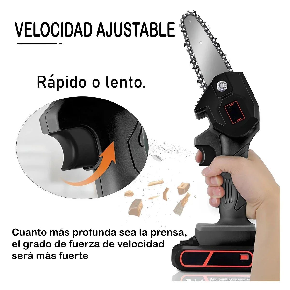 Mini Motosierra Portátil CortaFácil Max ¡Corta Todo en Segundos! - Mparche