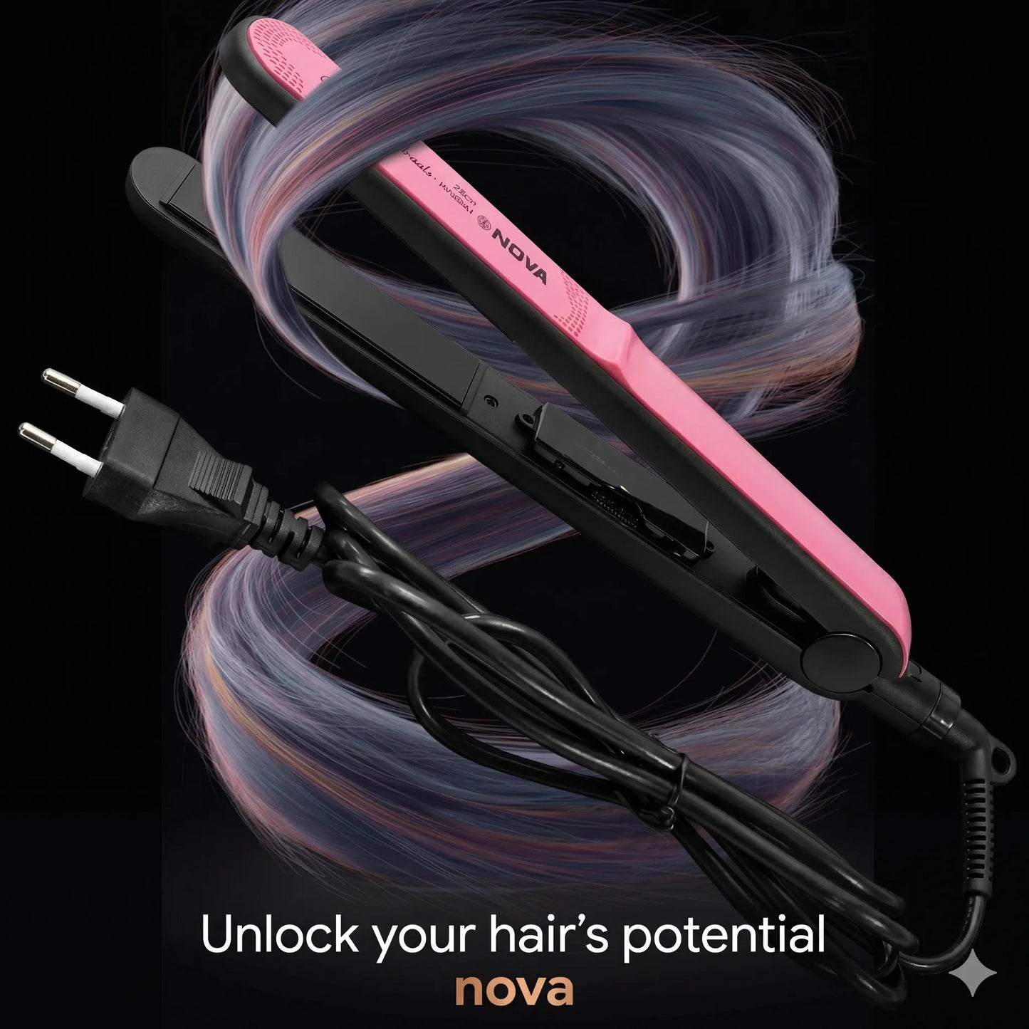 Plancha Para Cabello Pro Nova Profesiona - Minha loja