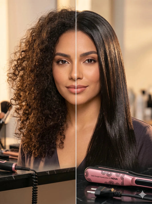 Plancha Para Cabello Pro Nova Profesiona - Minha loja