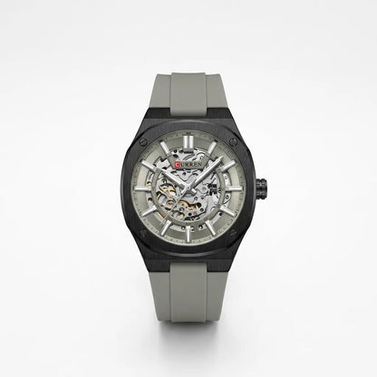 Reloj Automático Curren 8485 Mecánico Plata Negro - Minha loja