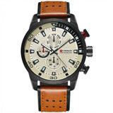 Reloj Curren 8250 Hombre Correa Cuero Legítimo - Minha loja