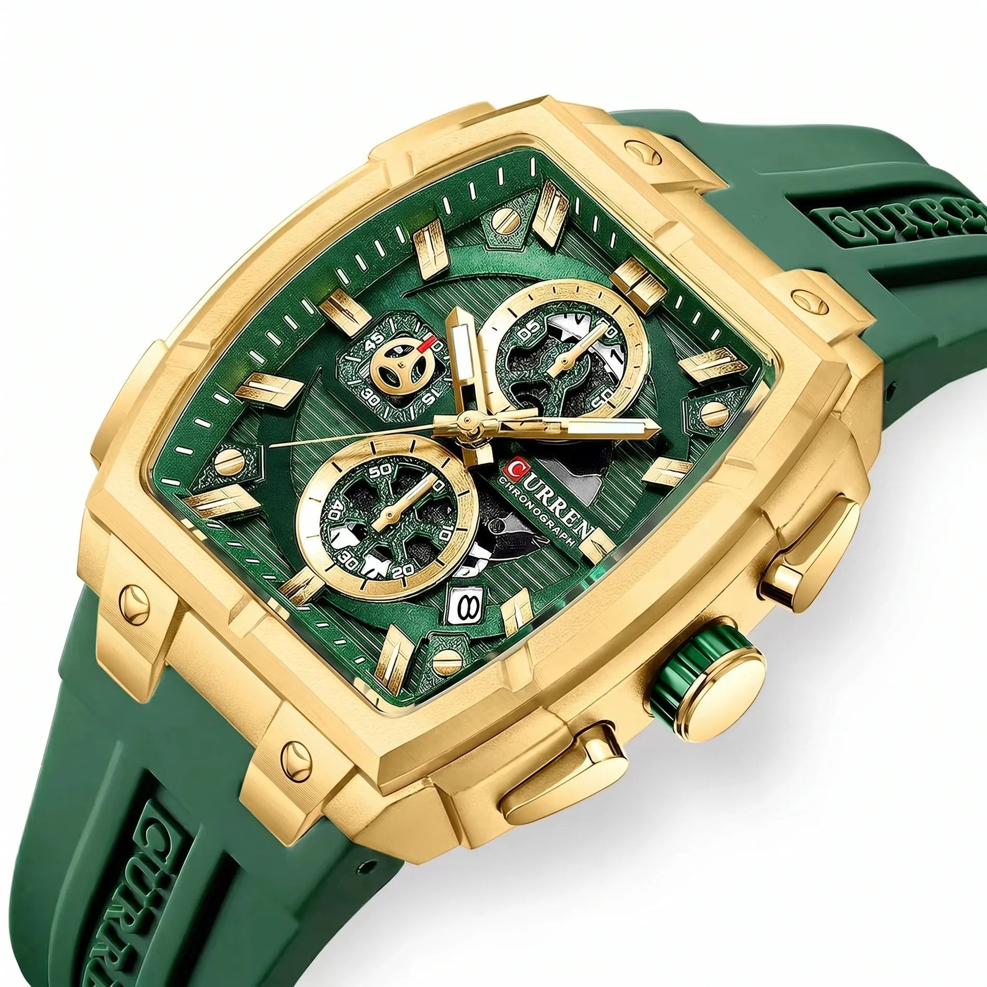 Reloj Curren 8488 Pulso Silicona Hombre - Minha loja
