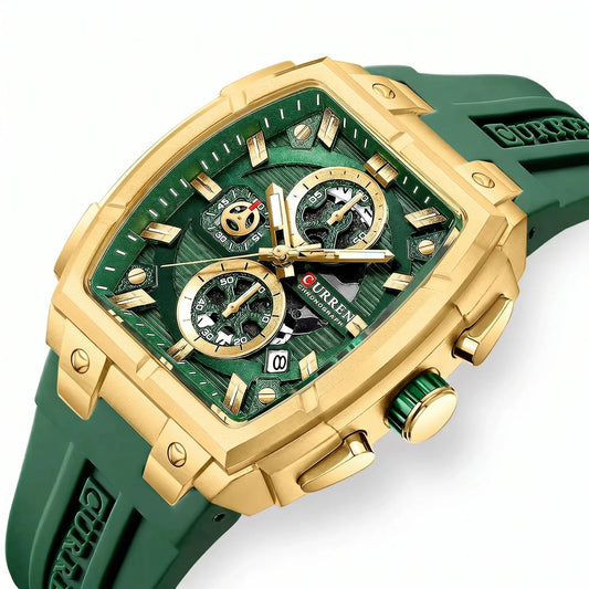Reloj Curren 8488 Pulso Silicona Hombre - Minha loja